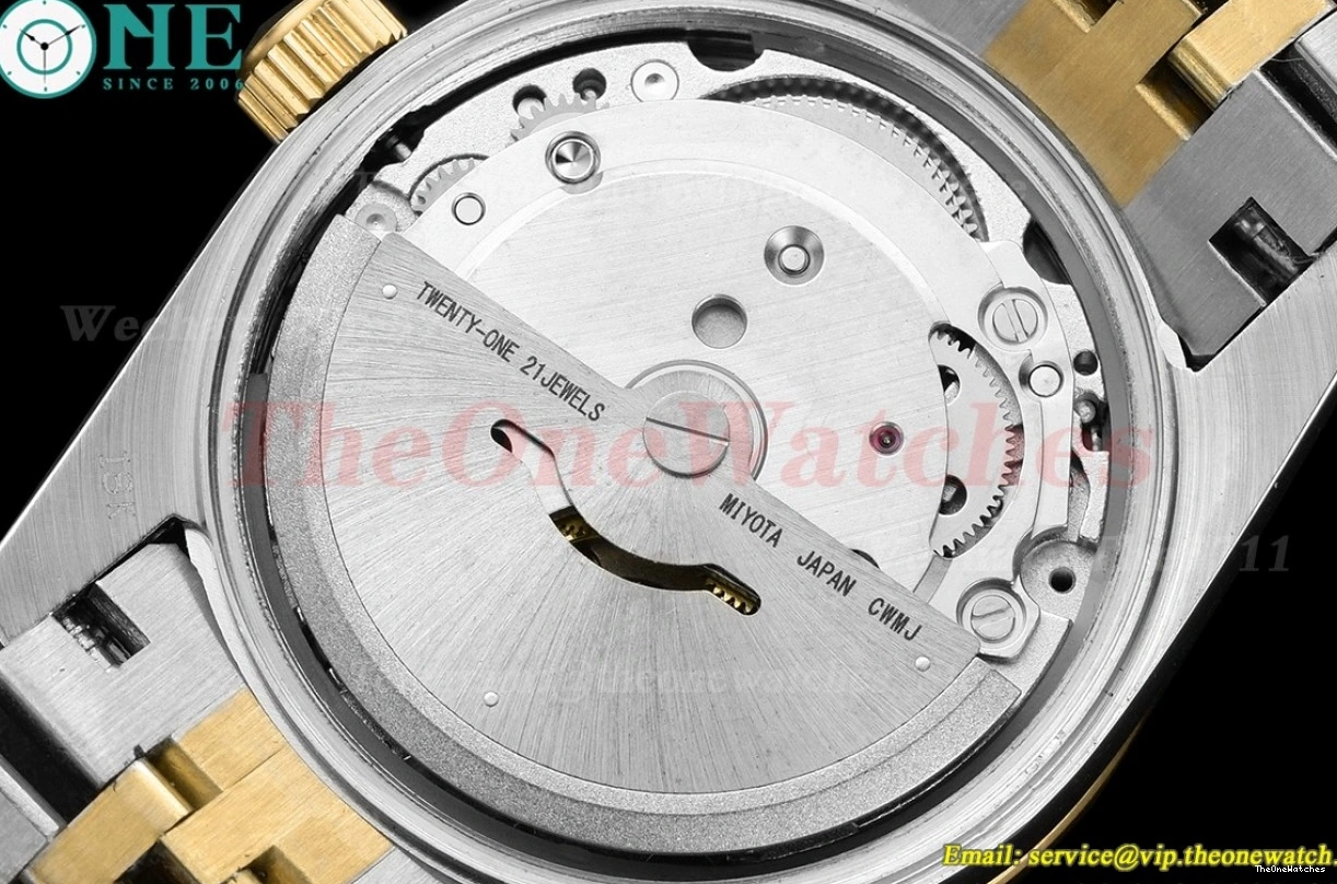 Chocolate YG GDF Dia Datejust MY8215 28mm SS Rmn 0510